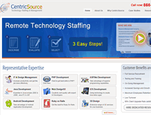 Tablet Screenshot of centricsource.com